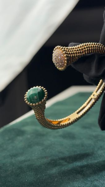 Браслет із жовтого золота в стилі Van Cleef &Arpels v3 фото
